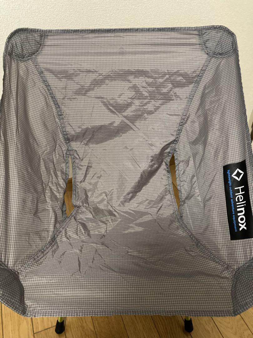 【美品】Helinox(ヘリノックス) チェアゼロ グレー　超軽量