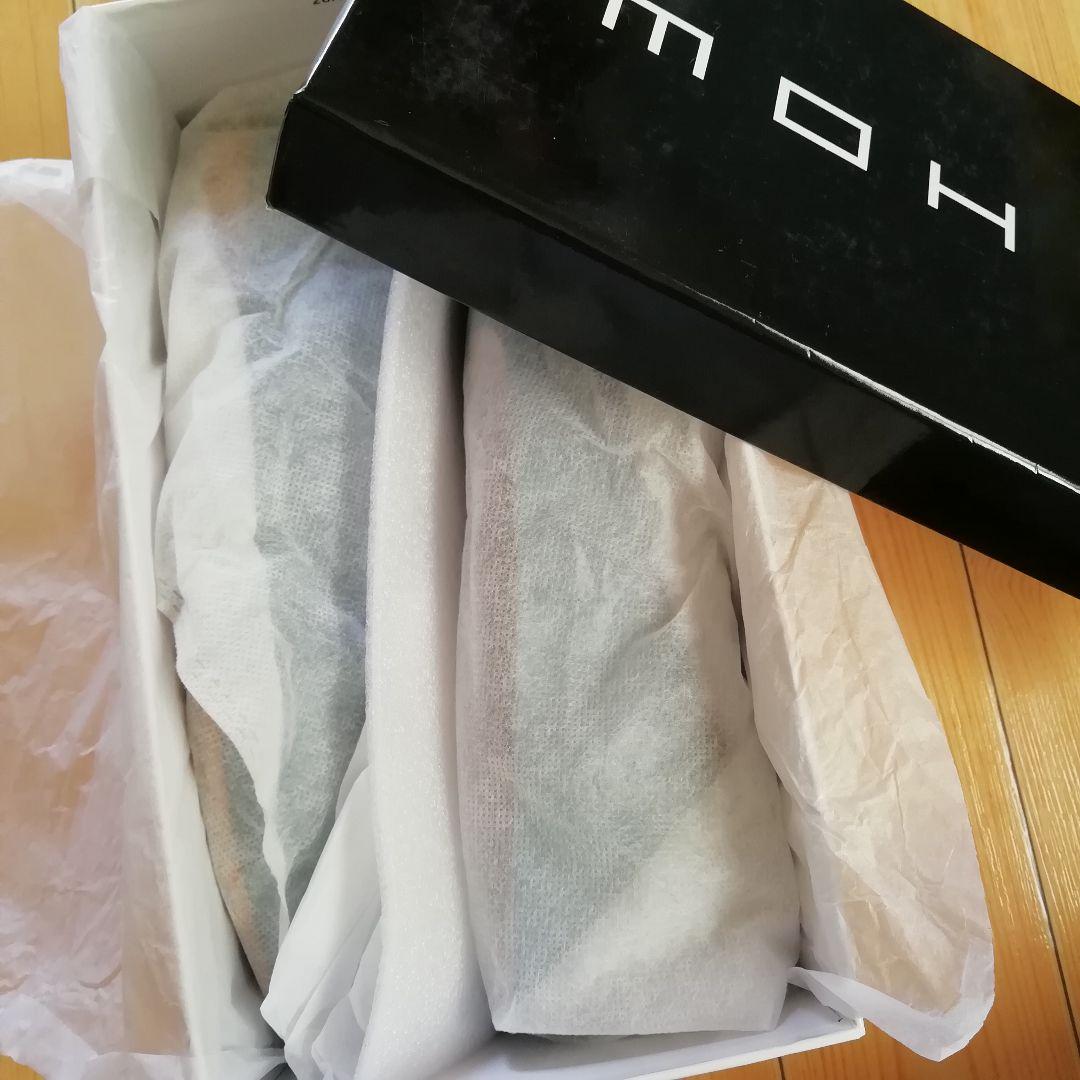 MOHI … フラットパンプス　本革　新品未使用　くすみブルー