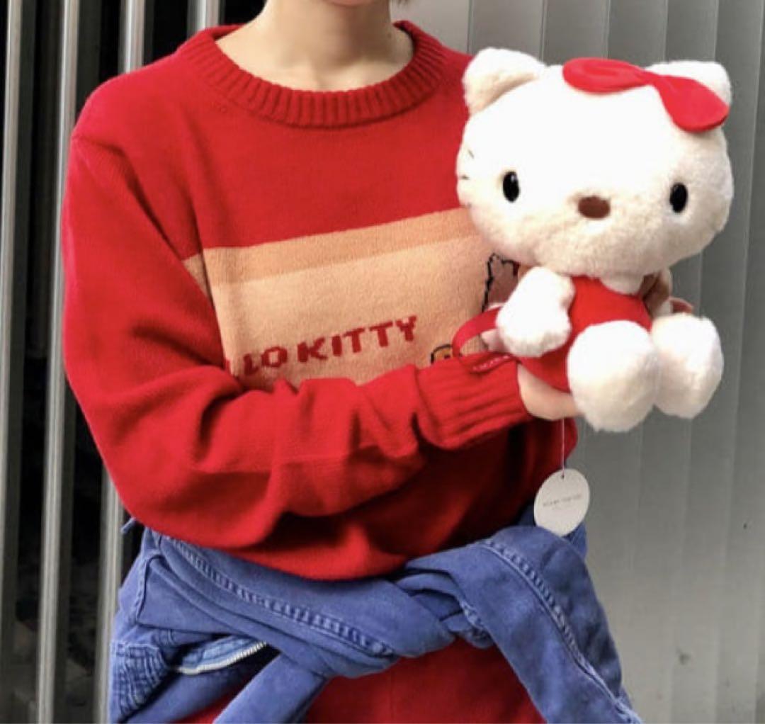 HELLO KITTY×BEAMS COUTURE ハローキティのぬいぐるみ　赤