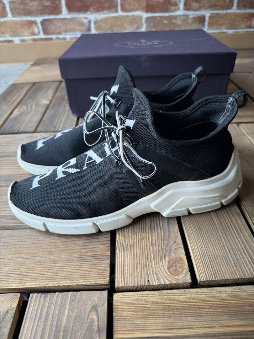 PRADA ニットファブリックスニーカー サイズ6
