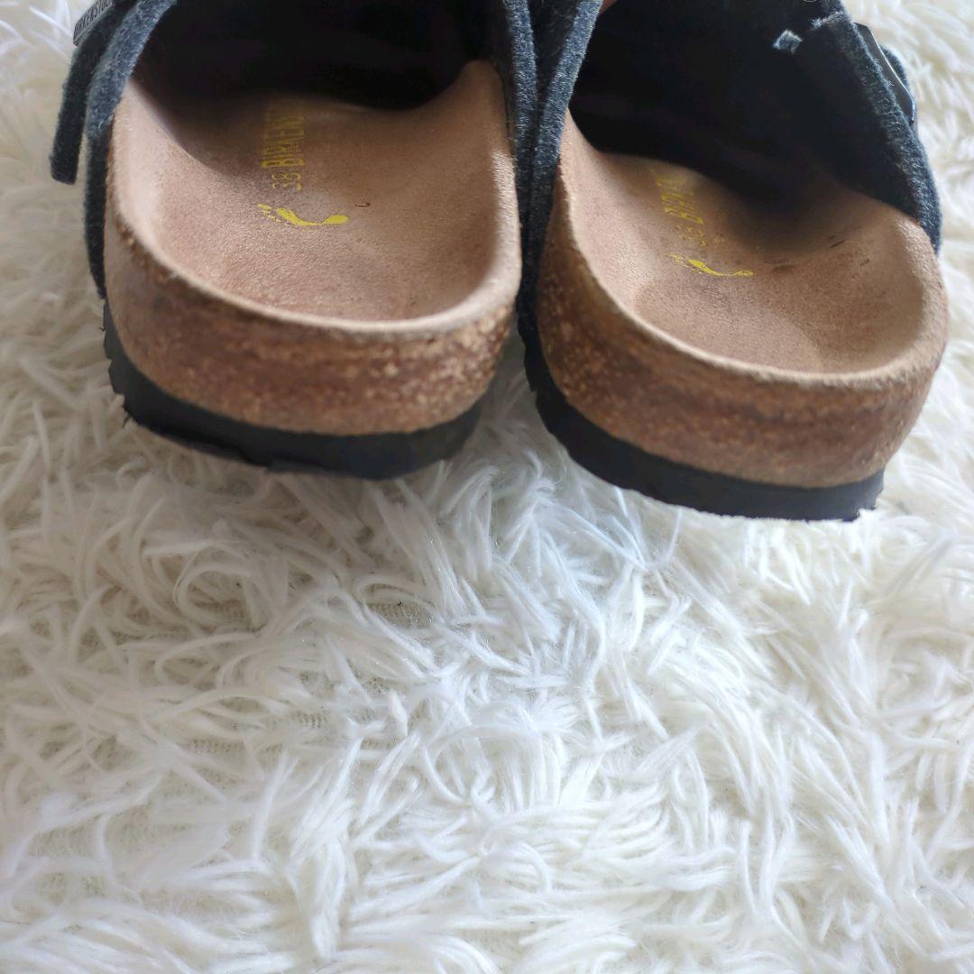BIRKENSTOCK ボストン チャコールグレー 38 24.5　サンダル