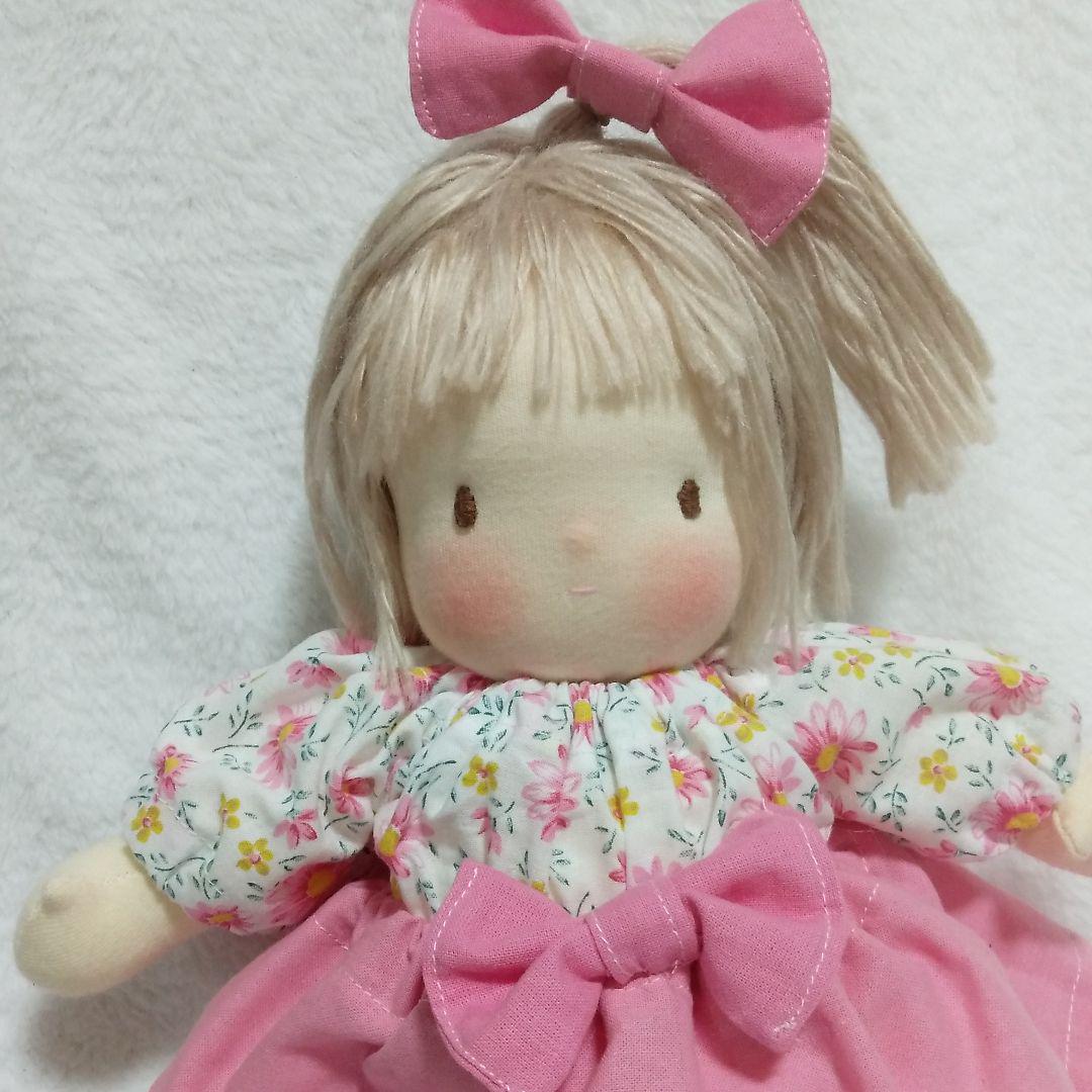ウォルドルフ人形 ストレートヘア女の子 お着替え付き 7OB9H-m14781655020 風 新作得価