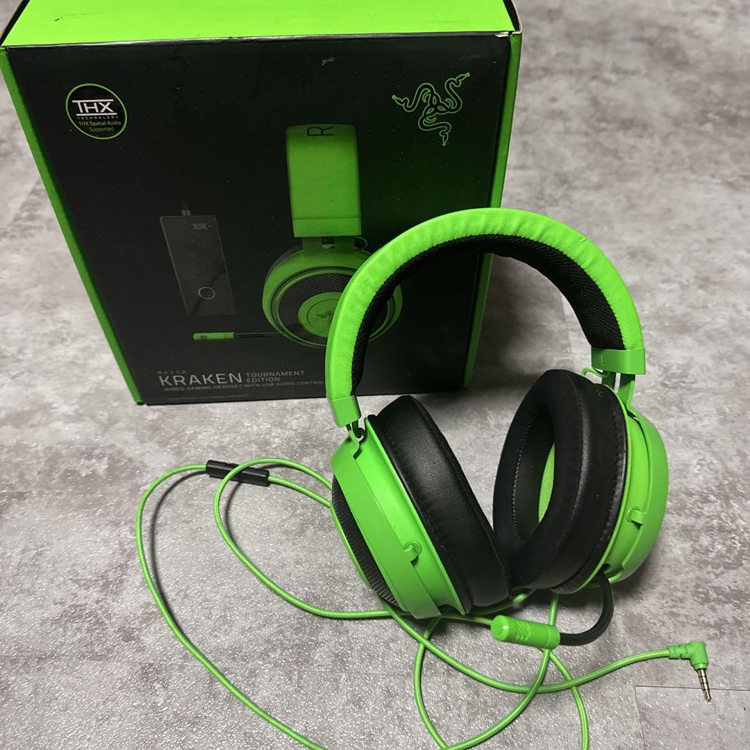 新品　Razer Kraken ゲーミングヘッドセット グリーン 楽天市場】【~7/26 01:59☆抽選で最大100%ポイント還元！(要