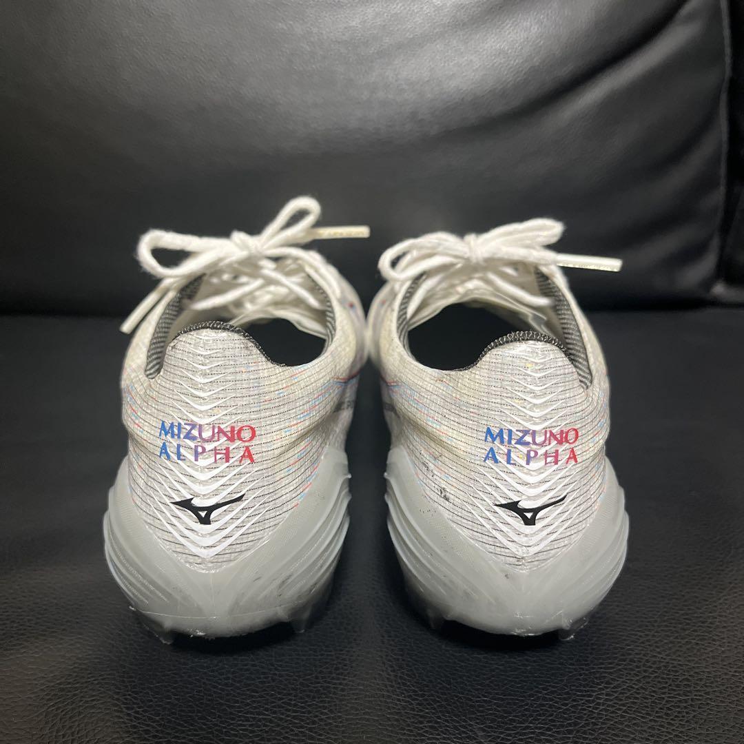 MIZUNO ミズノアルファジャパン　ホワイト25.5cm