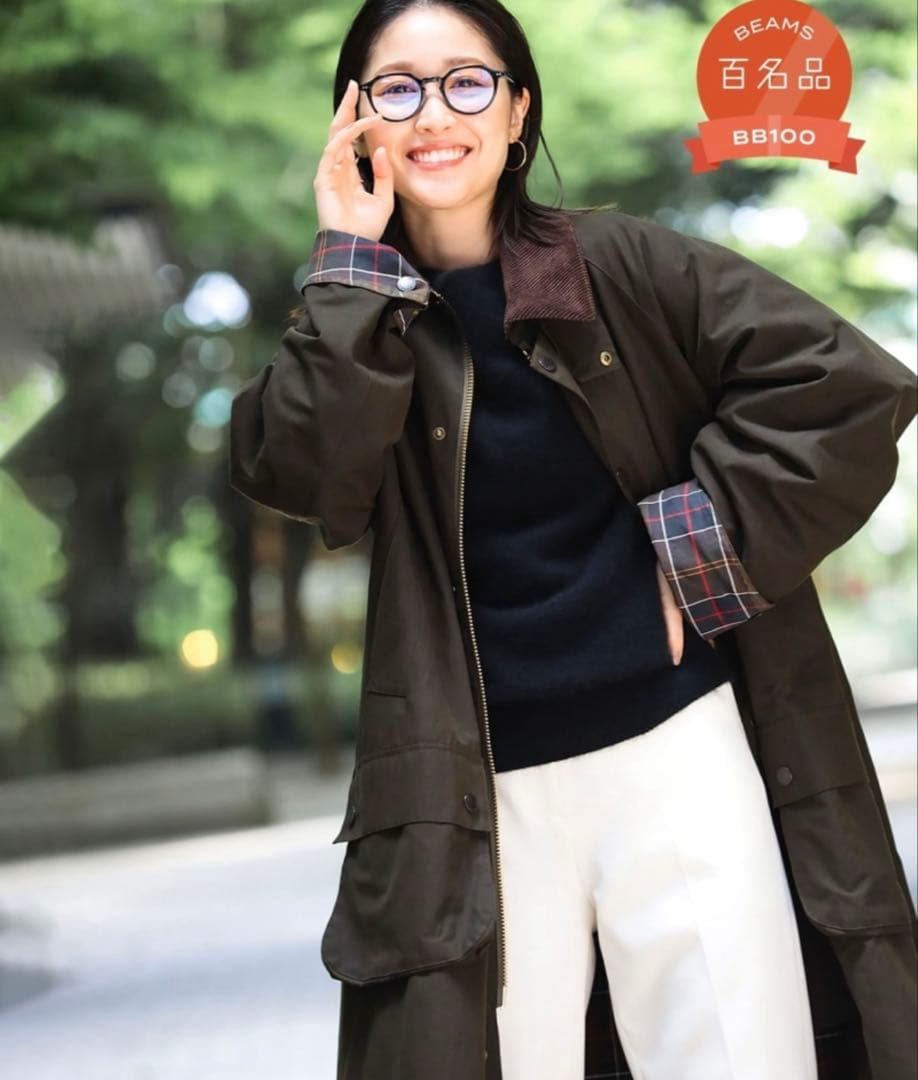 2025AW デミルクスビームス別注 バブアー エクスモア 38 SAGEL Barbour