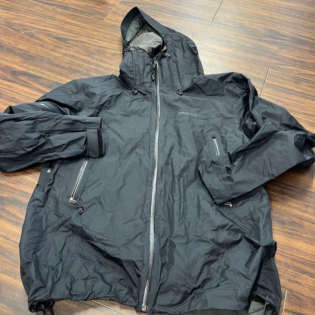 パタゴニア ゴアテックス スーパーシェル ジャケット 黒 XL
