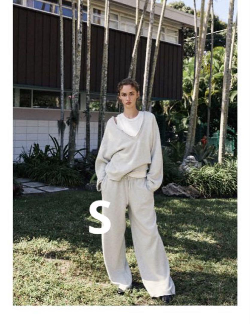 新品タグ付き⭐︎ZARA ソフト Ｖネック スウェットシャツ S 新作 正規品