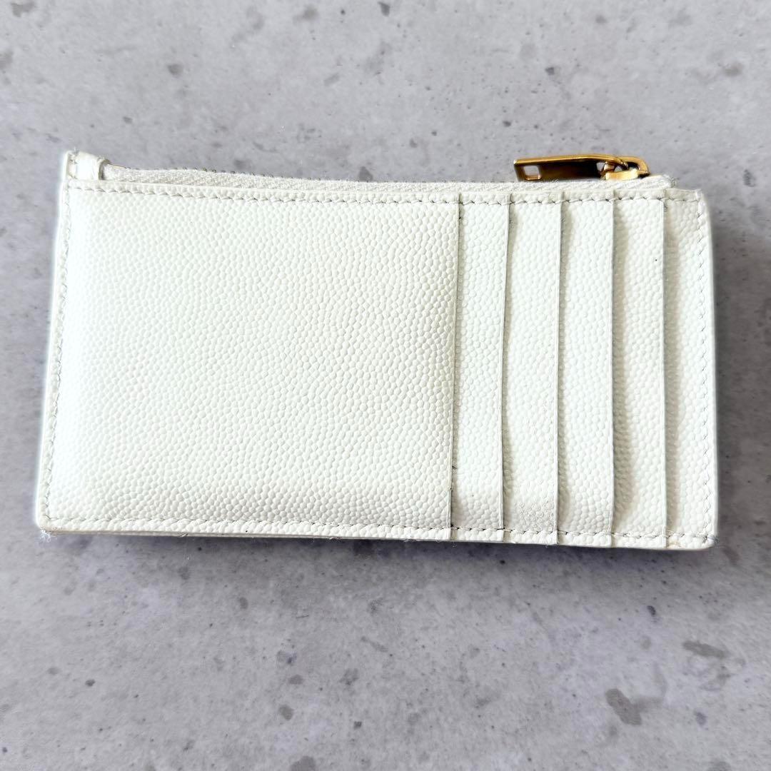 サンローラン フラグメントケース YSL カサンドラ キャビアスキン カード入れ