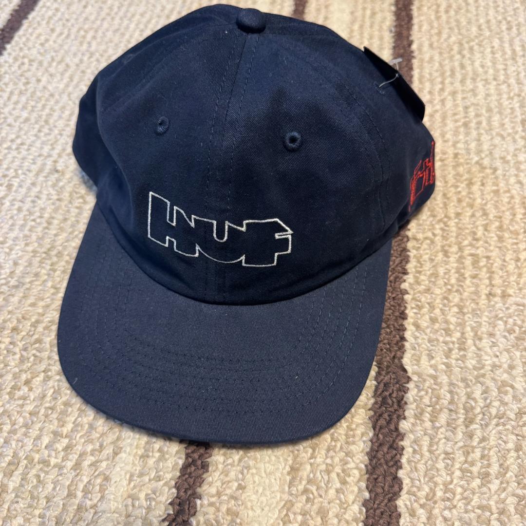 【新品】FTC X HUF ベースボールキャップ 帽子 ネイビー