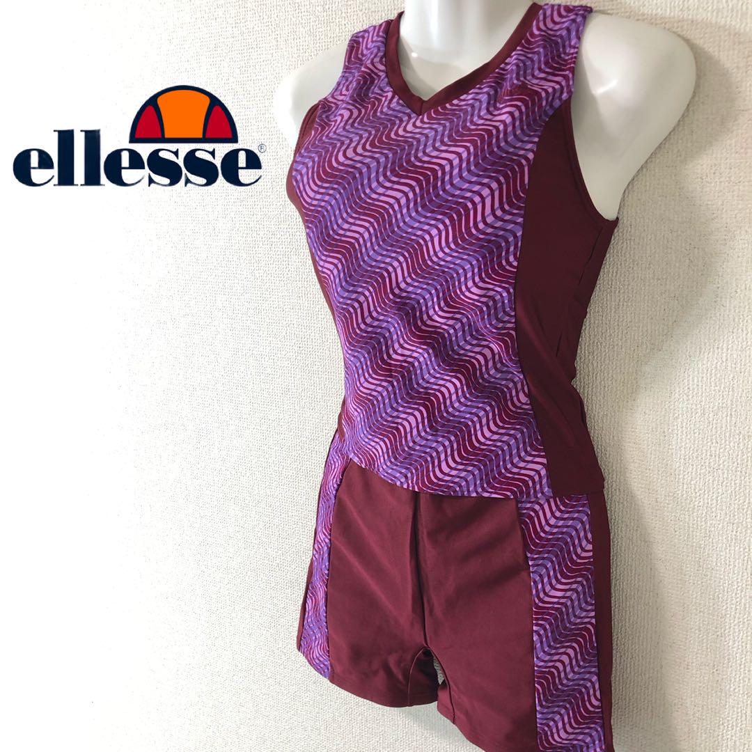 【未使用タグ付き！Mサイズ！セパレート！】ellesseセパレートスイムウェア！