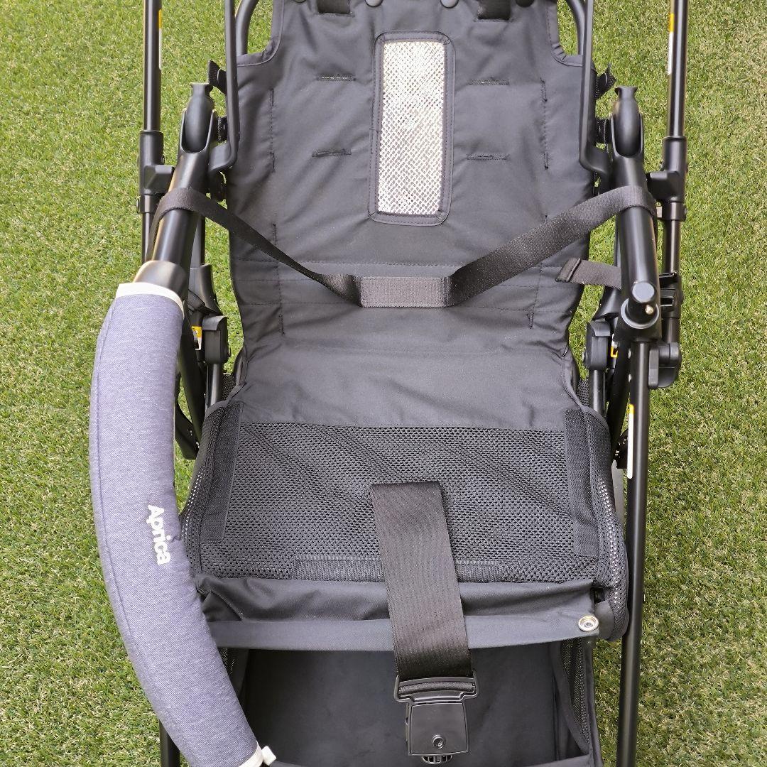 美品】Aprica ラクーナビッテ クッション レザーハンドル