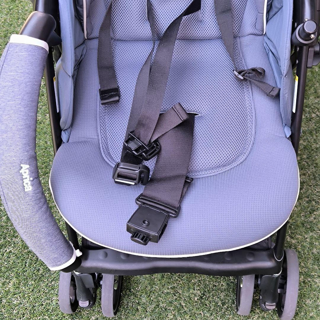 美品】Aprica ラクーナビッテ クッション レザーハンドル