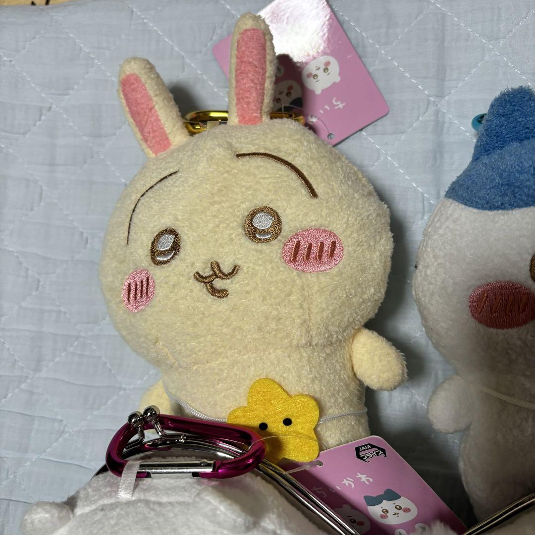 ちいかわ がま口ポーチ  ちいかわ  ハチワレ モモンガ うさぎ ４種セット