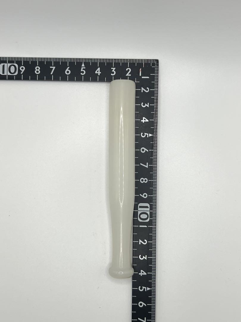 和闐老玉煙嘴 清時代 中国古美術 重 53g 彫刻・オブジェ
