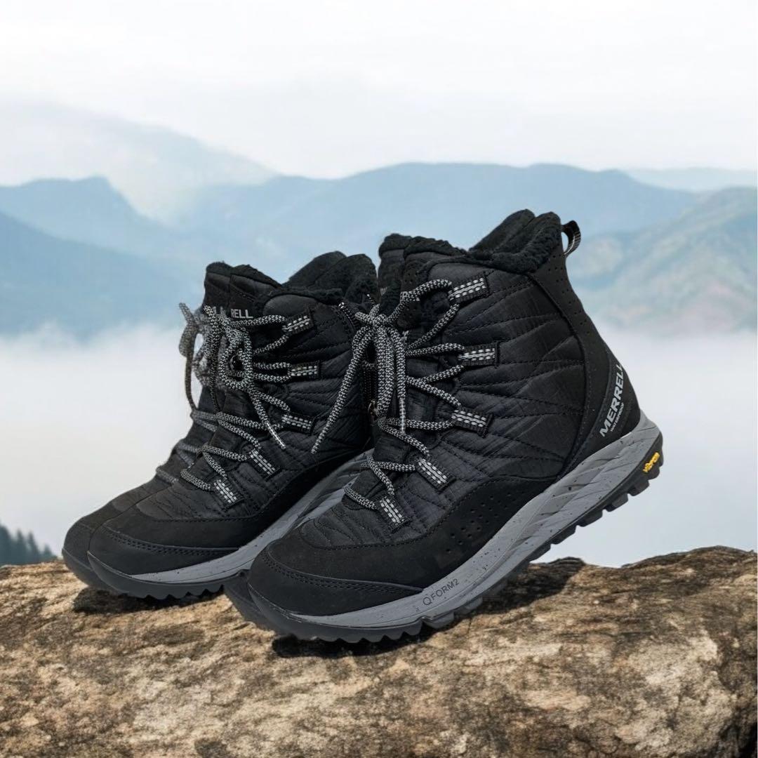 美品★MERRELL★22.5㎝　アントラスニーカーブーツ　ウォータープルーフ