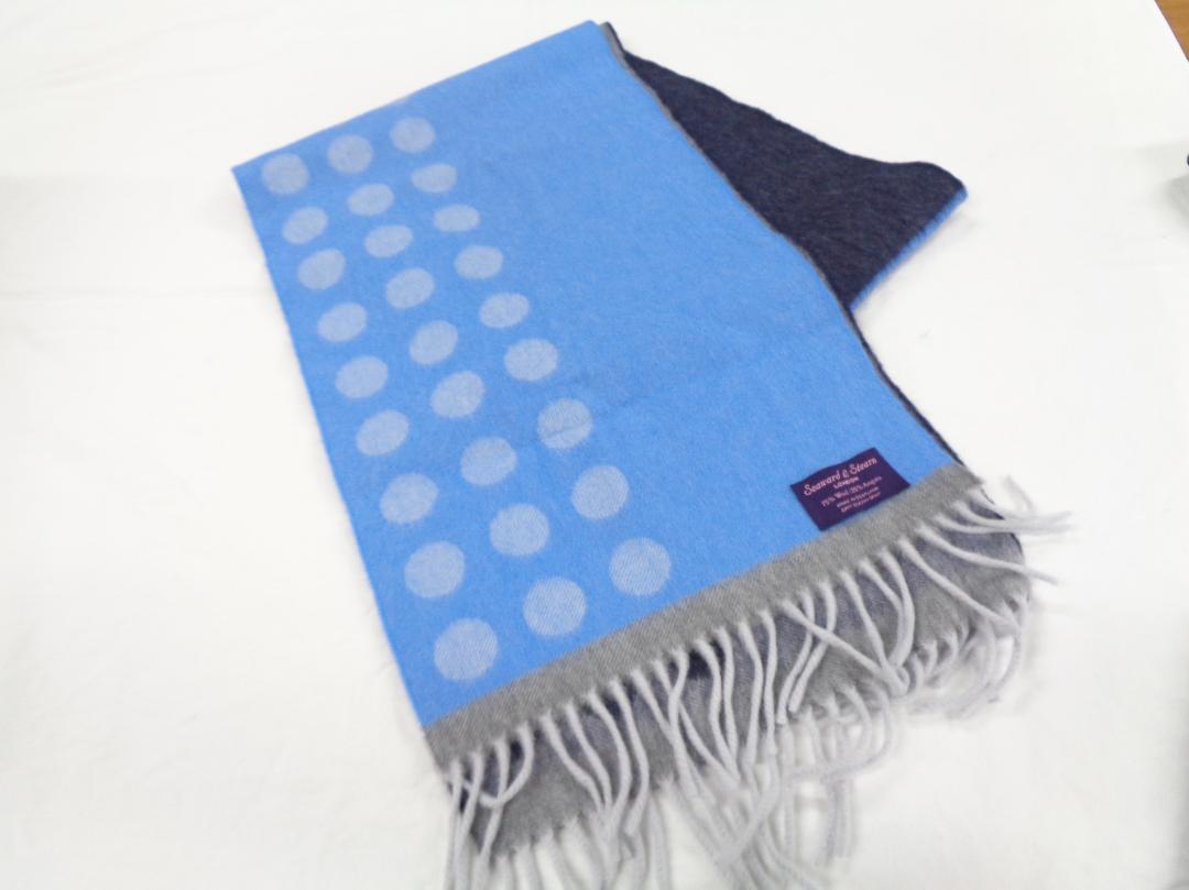 ☆週末価格☆【未使用】seaward&stearn　メンズ マフラー三越伊勢丹