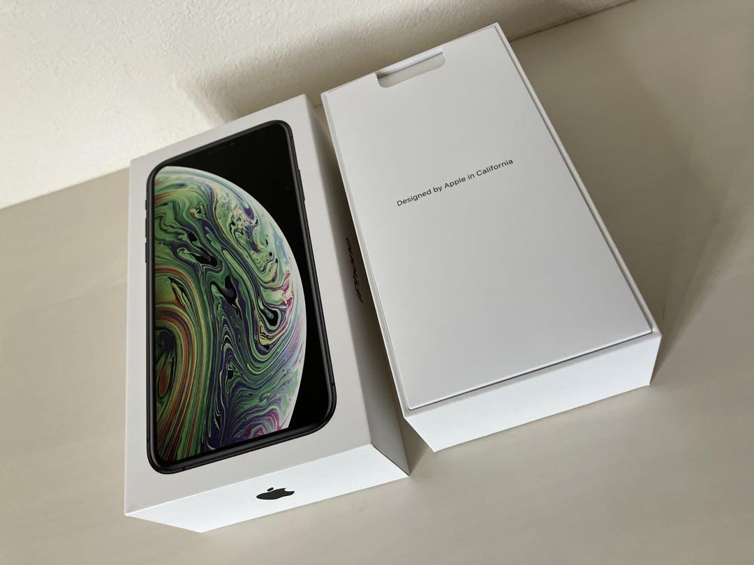 iPhone XS 256GB SIMフリー ACアダプタ充電ケーブル,イヤホン