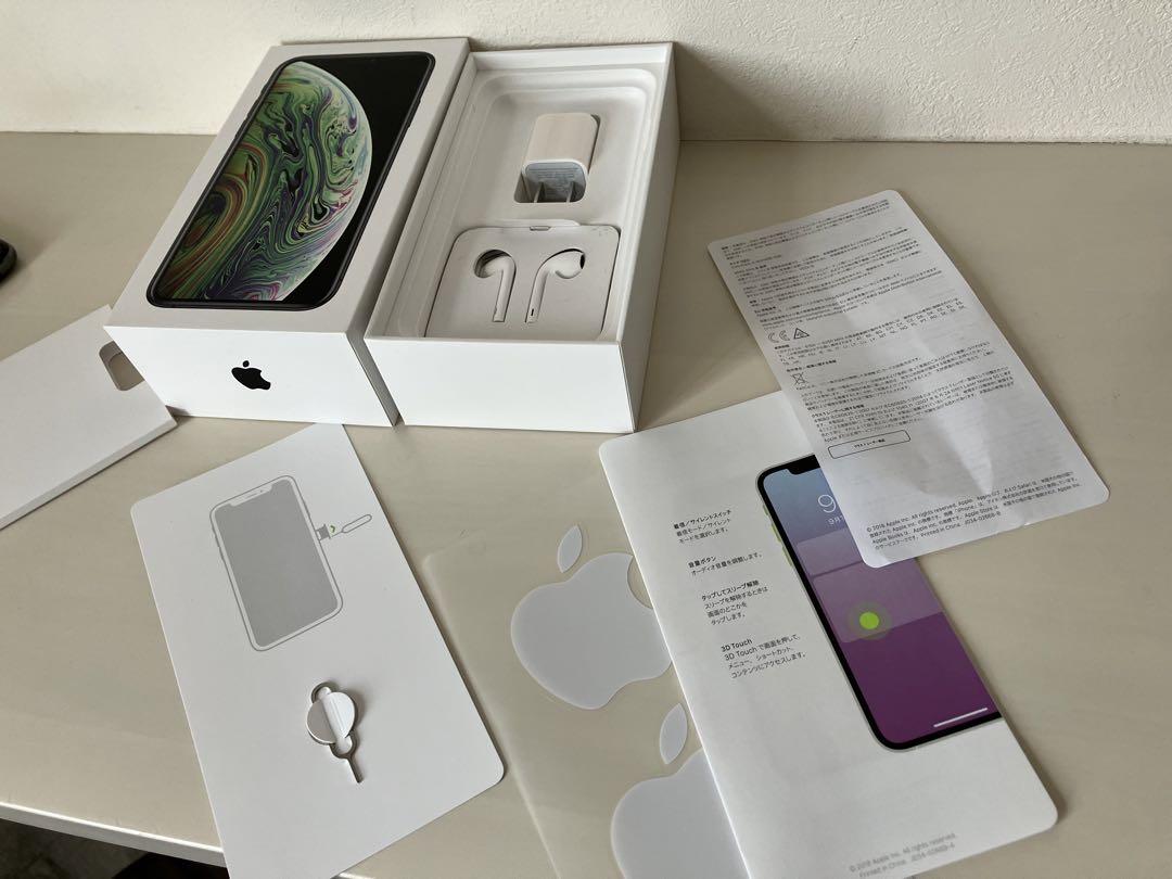 iPhone XS 256GB SIMフリー ACアダプタ充電ケーブル,イヤホン iPhone XS 256GB SIMフリー ACアダプタ充電ケーブル,イヤホン