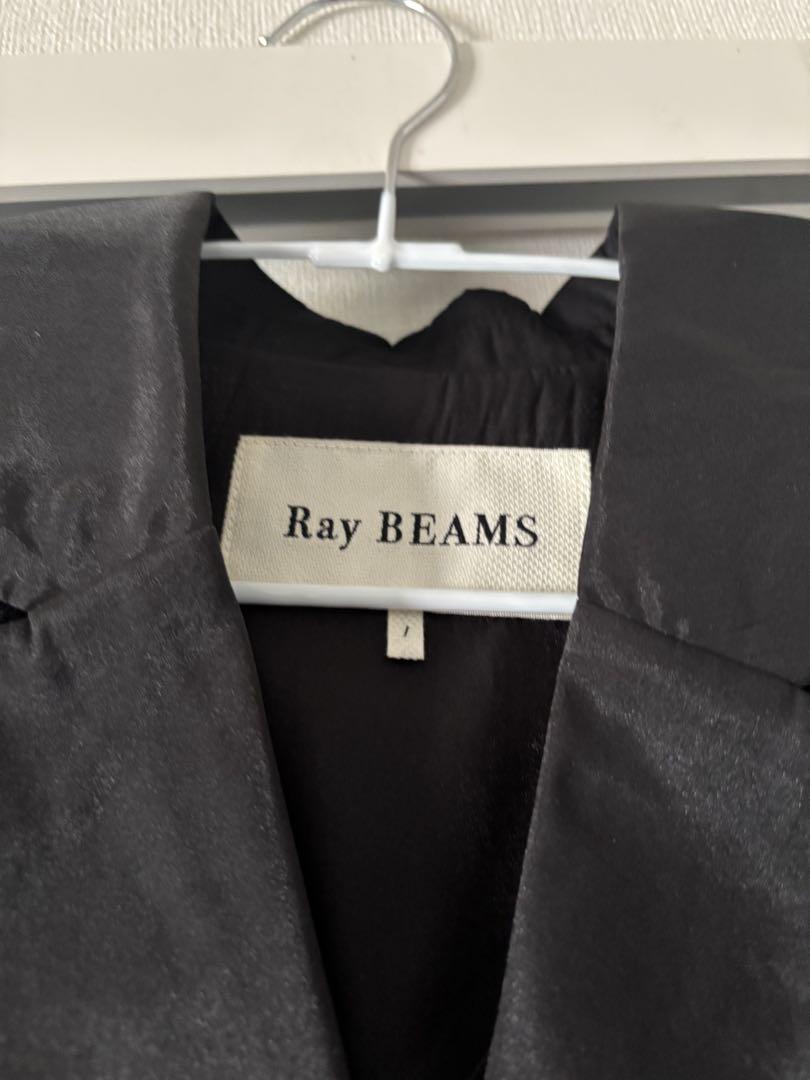 ray beams メッシュ ノーカラーダブルブレストジャケット