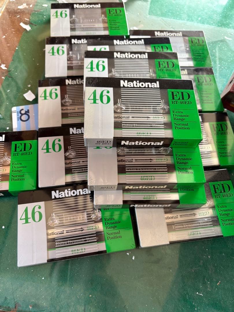 National ED-46 カセットテープ 16セット新品、♥