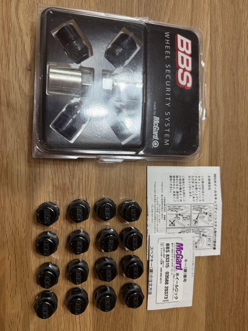 BBSロックナットセットM12x1.25 黒 ブラック　マックガード社製