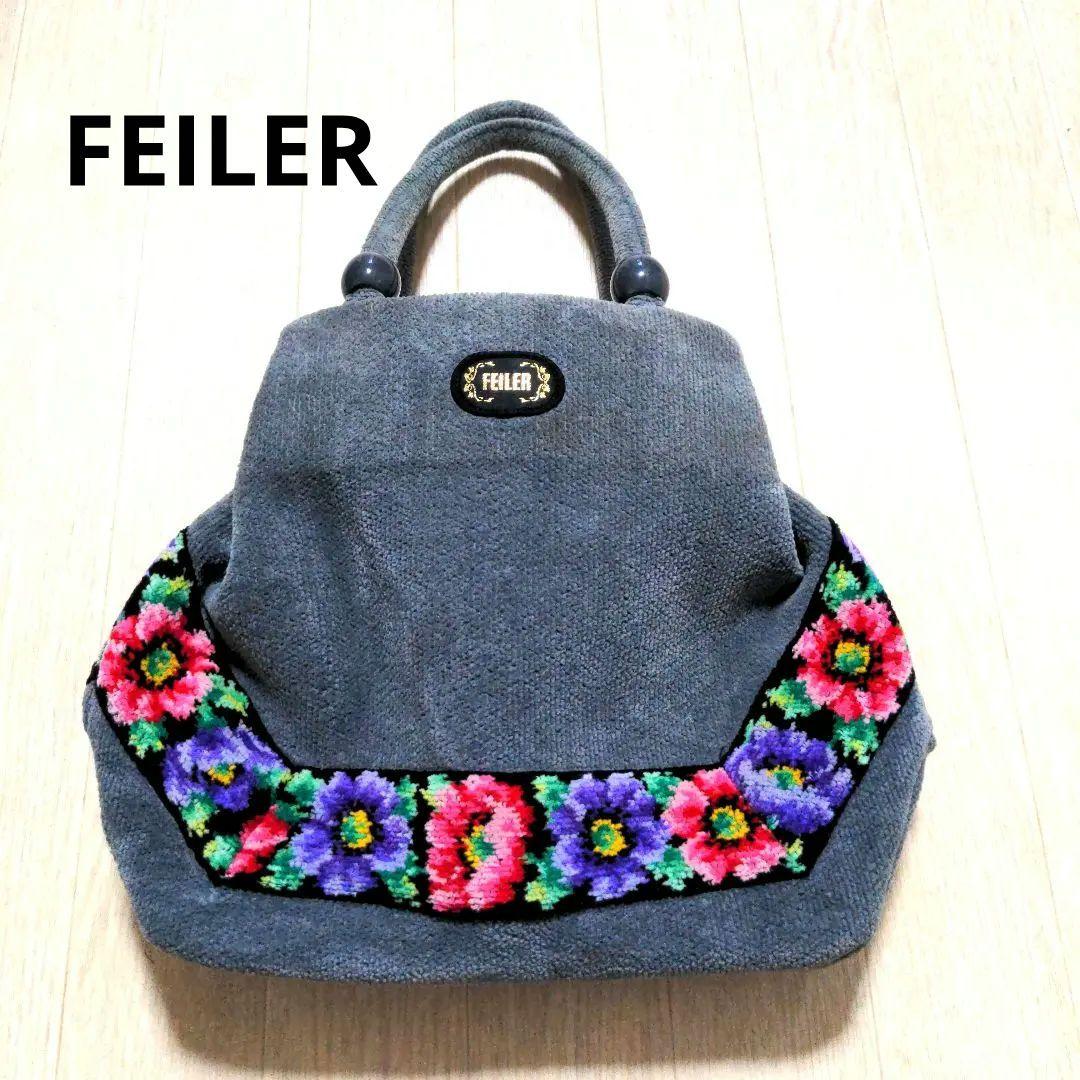 FEILER 花柄刺繍 パーティーバッグ FEILER 花柄刺繍 パーティーバッグ レディース