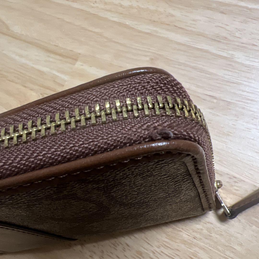 COACH ロゴデザイン 長財布 ブラウン Coach ロゴ入り長財布 ブラウン