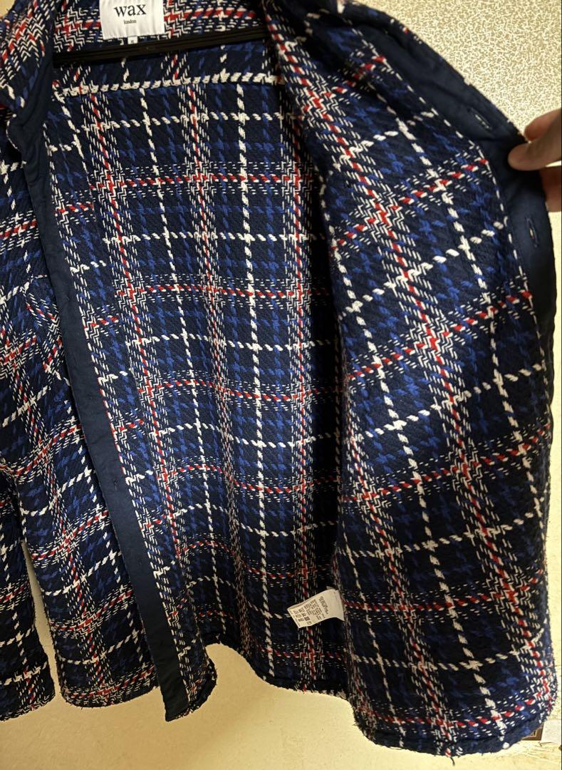 EDIFICE WAX LONDON  バスケットチェックシャツ