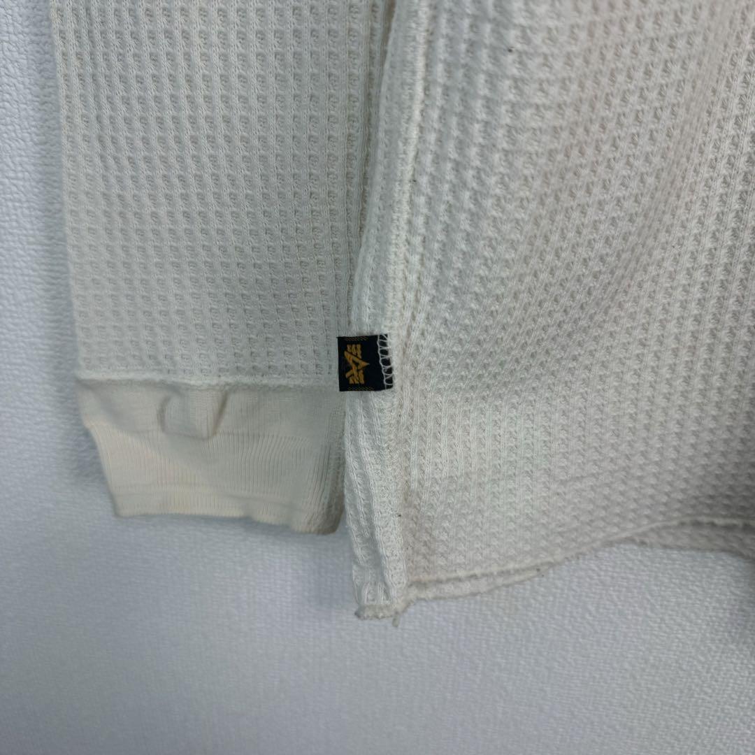ALPHA INDUSTRIES アメカジ　サーマル　ロンt 長袖　ストリート
