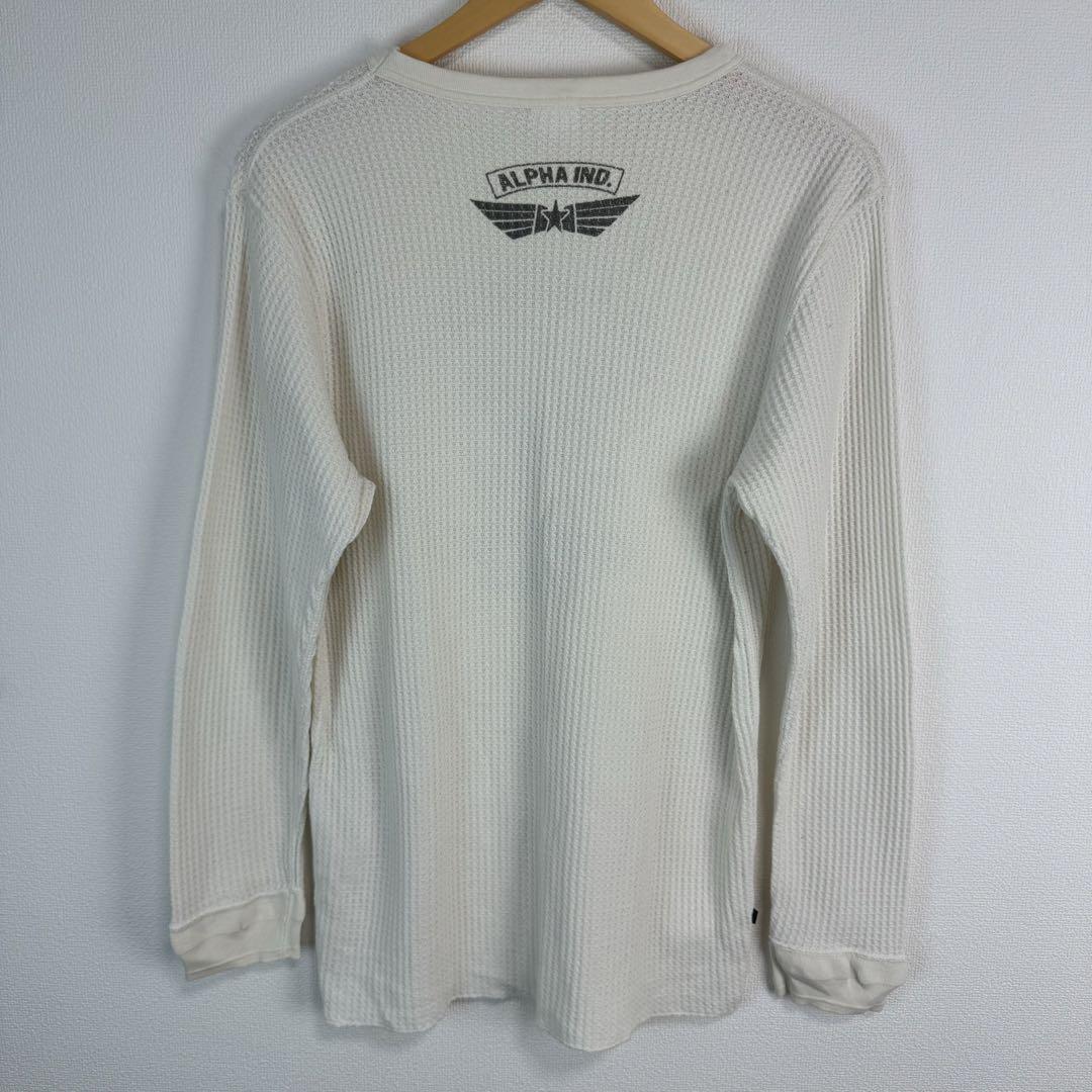 ALPHA INDUSTRIES アメカジ　サーマル　ロンt 長袖　ストリート