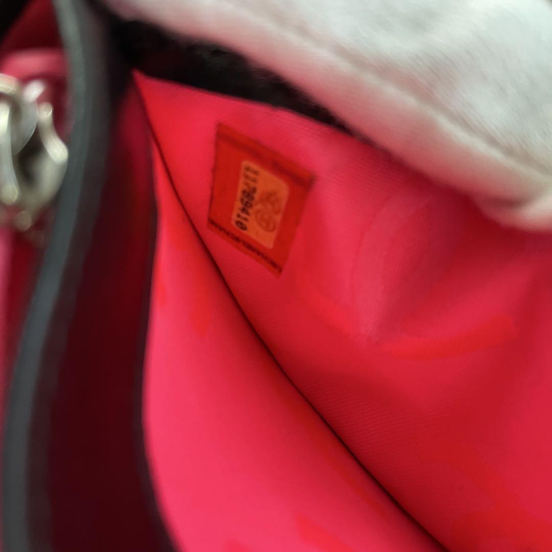 シャネル CHANEL二つ折り 財布 カンボンライン ココマーク ピンク 黒