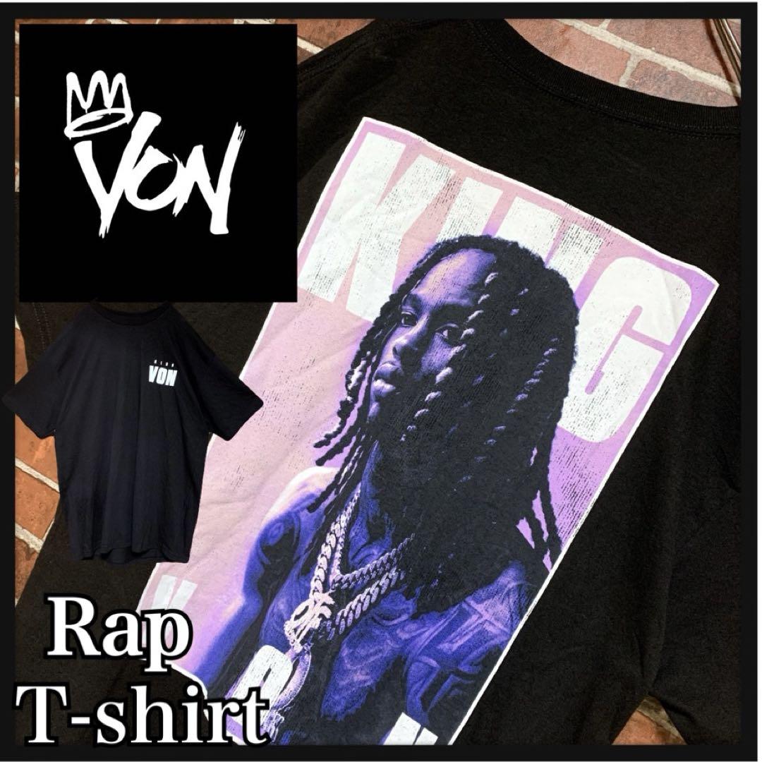 【希少】King Von★キングヴォン★バックプリント★ラップtシャツ★XL古着