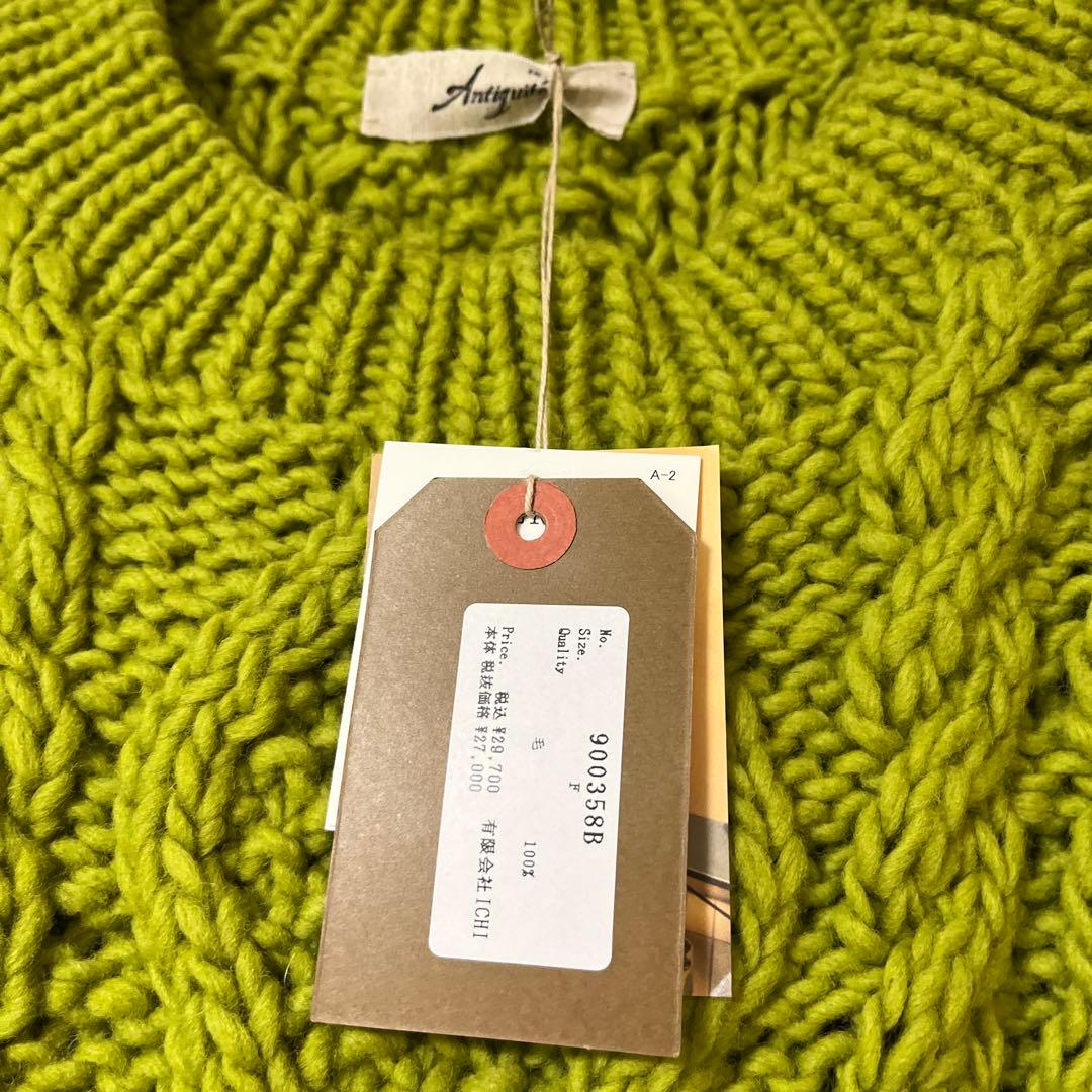 新品未使用★ イチ アンティークス ペルーハンドニット プルオーバー