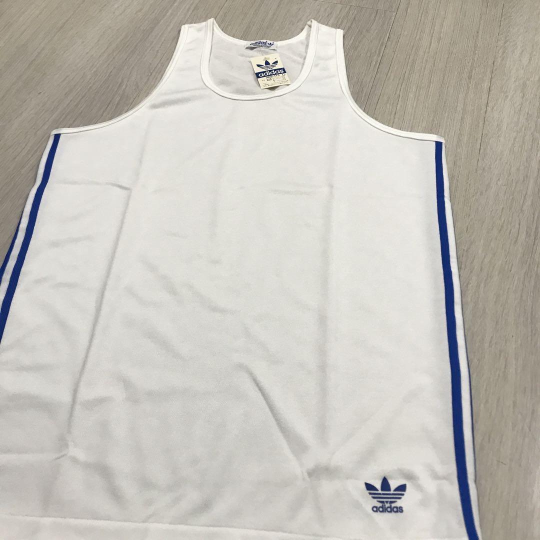 adidas アディダス  タンクトップ トレフォイルロゴ  デサント