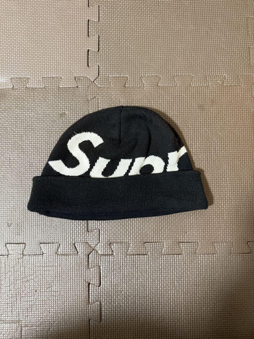 Supreme ニット帽 ブラック