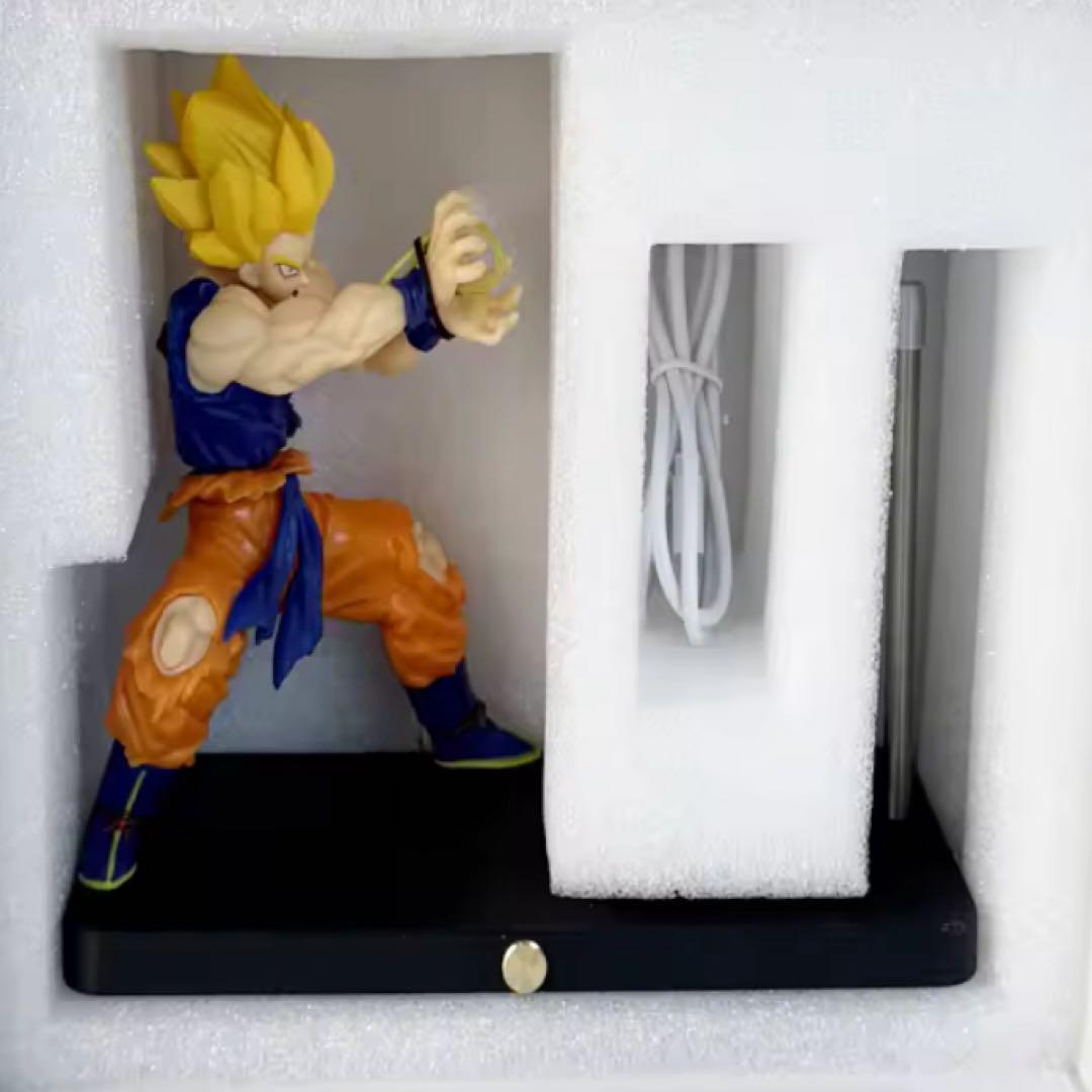 ドラゴンボール　孫悟空　悟空　かめはめ波　LED発光　フィギュア　インテリア ドラゴンボール 孫悟空 悟空 かめはめ波 LED発光 フィギュア