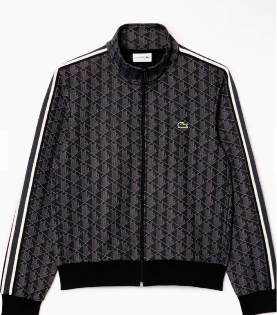 Lacoste モノグラムジャケット ブラック L size Lacoste モノグラムジャケット ブラック L size