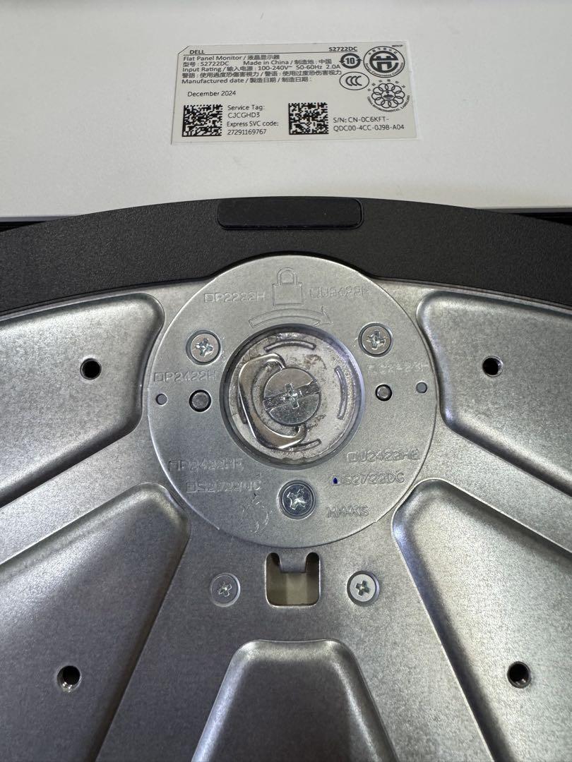 DELL 27インチモニター　S2722DC USB-C接続