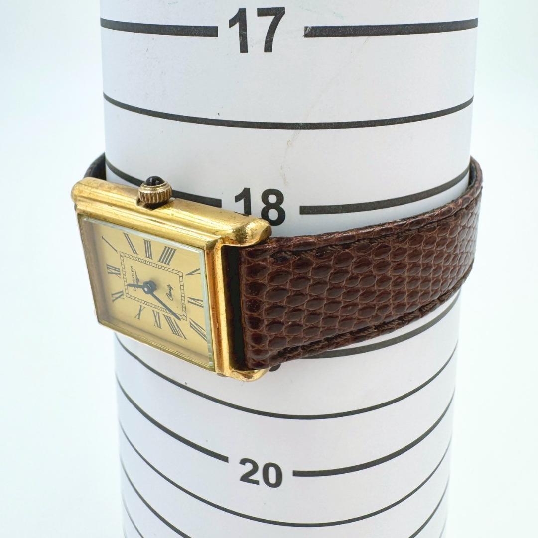 新品電池】LONGINES ロンジン ゴールド文字盤 スクエア