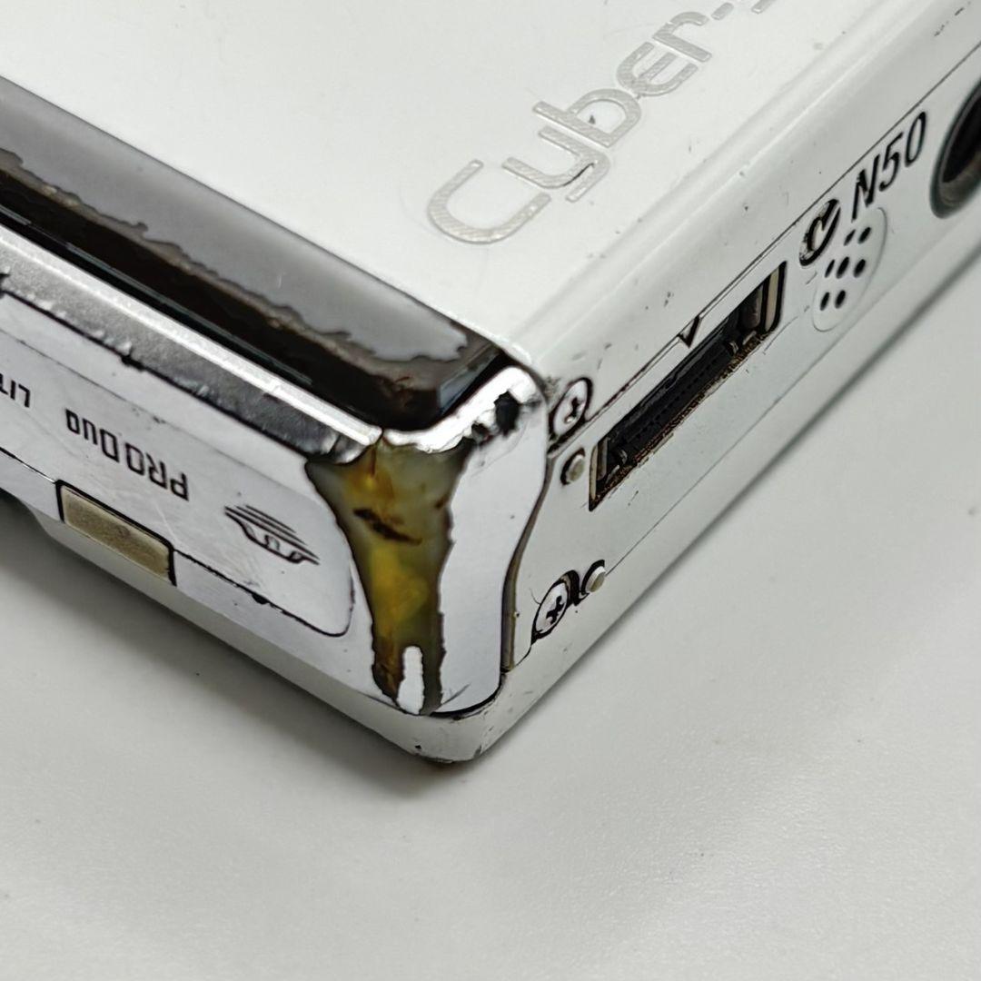 SONY Cyber-shot DSC-W80 ホワイト 新品バッテリー付