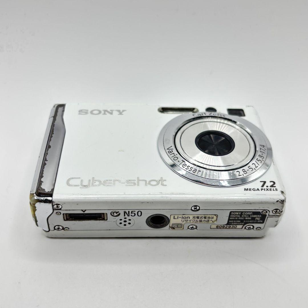 SONY Cyber-shot DSC-W80 ホワイト 新品バッテリー付