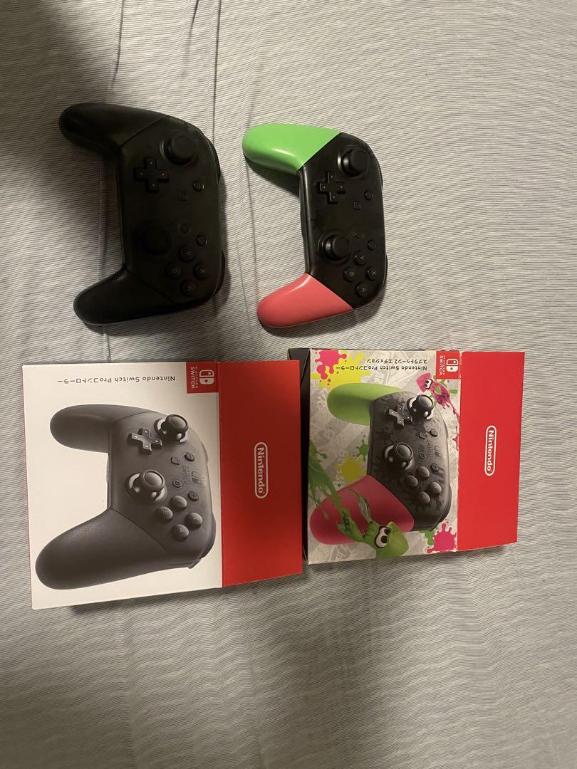 Nintendo Switch Pro Controller 黒/スプラ2セット