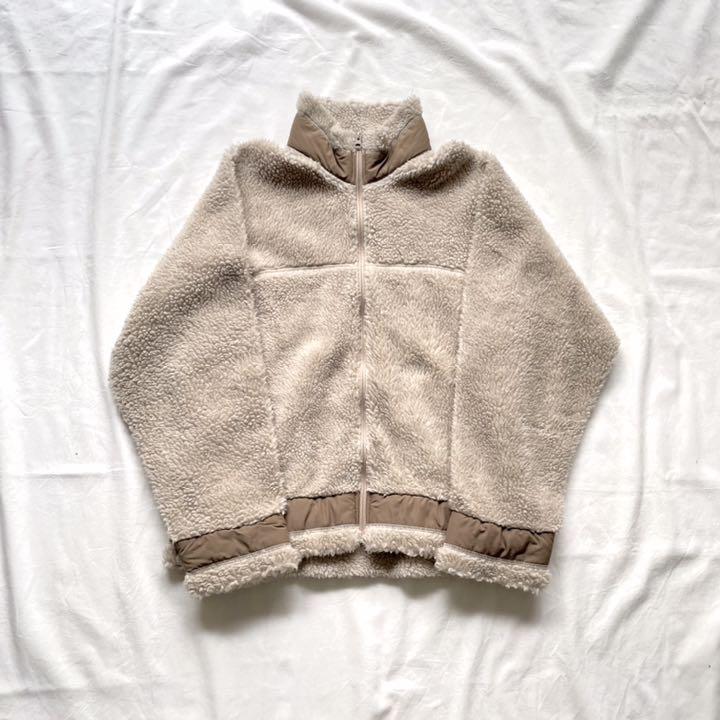 unfil アンフィル wool pile boa fleece jacket