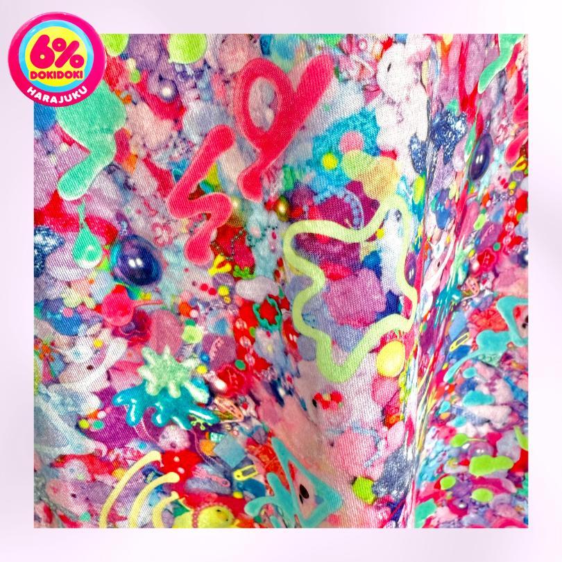 6% DOKIDOKI カラフルライオットパステルワンピ♡原宿系