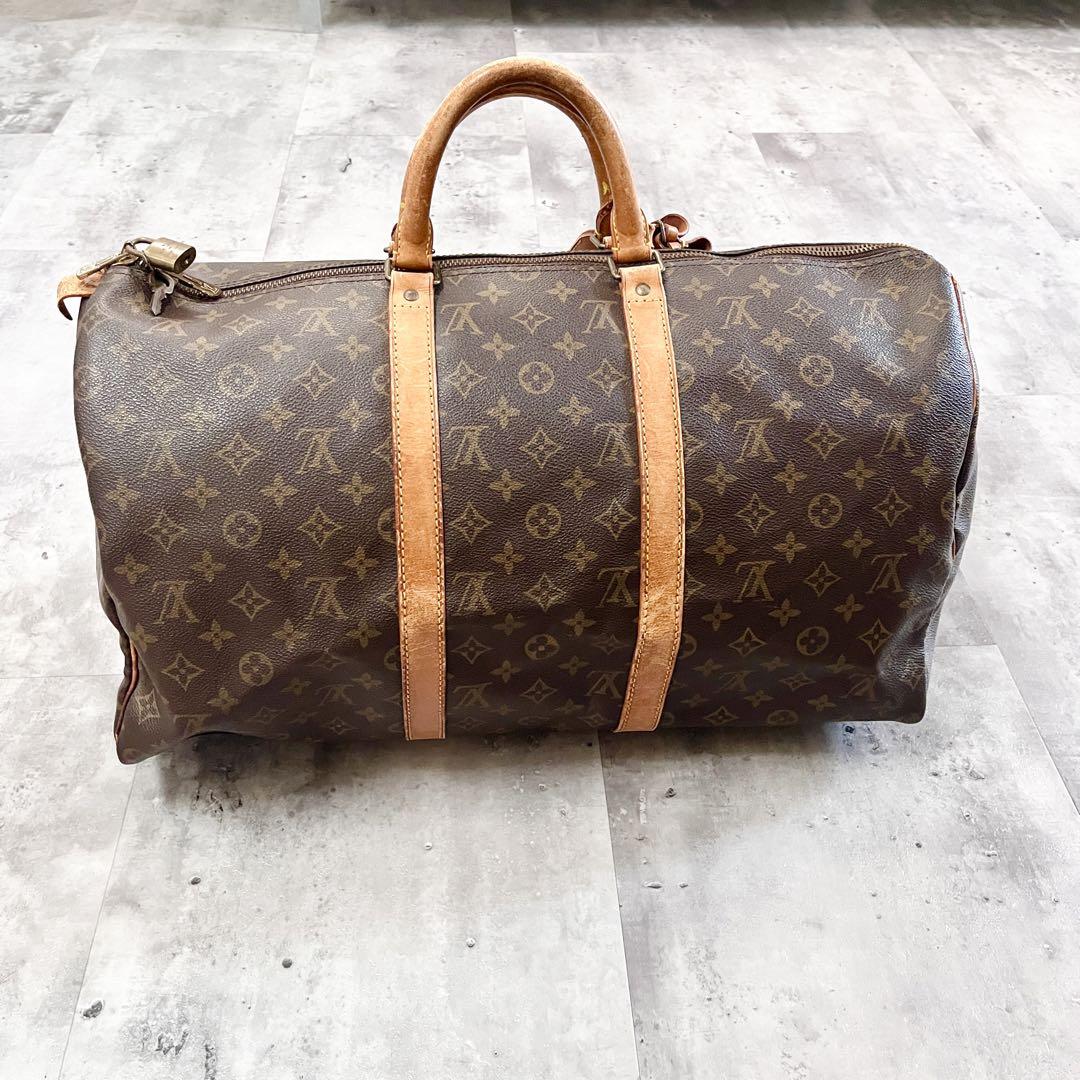 【ワケアリ】LouisVuittonルイヴィトン　ボストンバッグ　モノグラム
