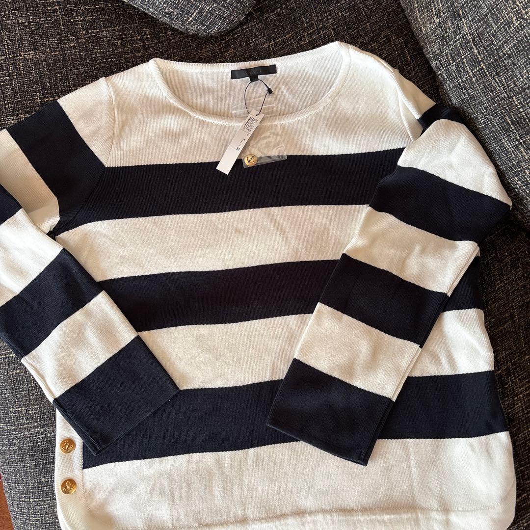 アナイ　ANAYI ボーダープルオーバー　38サイズ