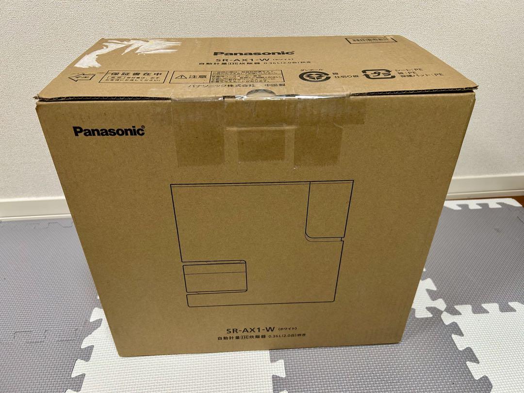 パナソニック自動計量IH炊飯器　 SR-AX1-Wホワイト
