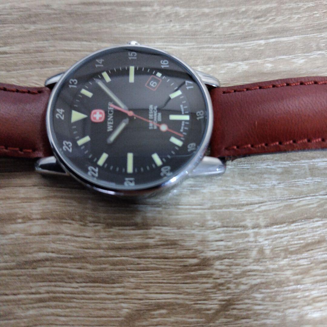 2025年9月オーバーホール済Wenger アナログ手巻時計 スイス製 2025年9月オーバーホール済Wenger アナログ手巻時計 スイス製