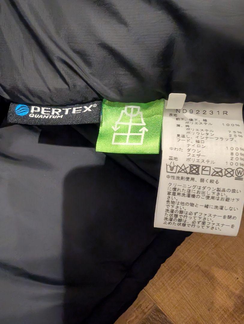 試着のみ ノースフェイス ヌプシ コーデュロイ L 黒
