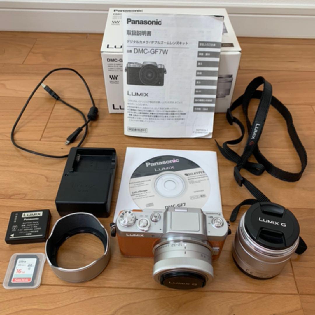 LUMIX DMC-GF7W ダブルズームレンズキット　パナソニック